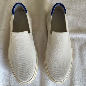 Rothy’s White City Slip On Sneakers White Size 6.5 New Without Box